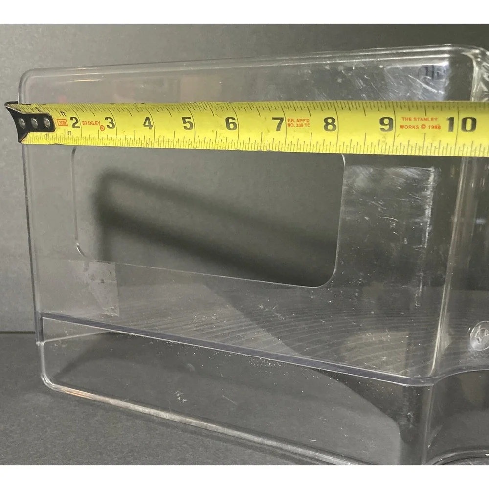 2 Large Clear corner shelf Pieces‎